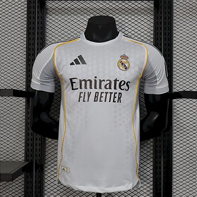 Camisa do Real Madrid Branca temporada 2025-Versão jogador