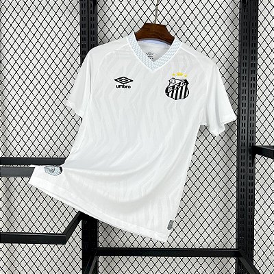 Camisa do Santos Branca temporada 2025-Versão Torcedor