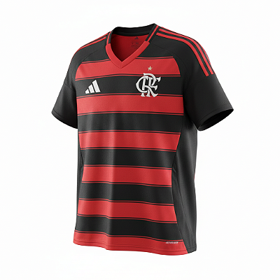 Camisa do Flamengo Temporada 2025-Versão Torcedor Rubro-Negra