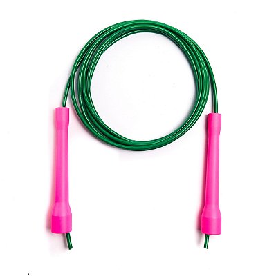Corda de PVC - Manopla curta rosa