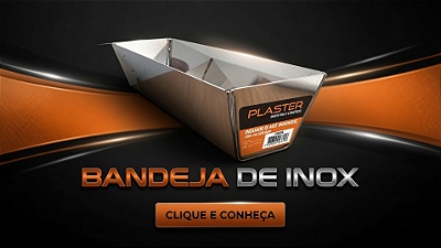 BANDEJA INOX P/ MASSA PLASTER