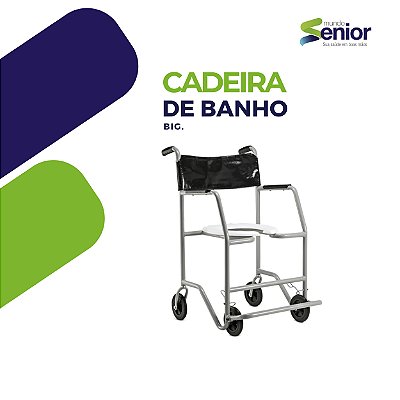 CADEIRA DE BANHO EM AÇO BIG - JAGUARIBE