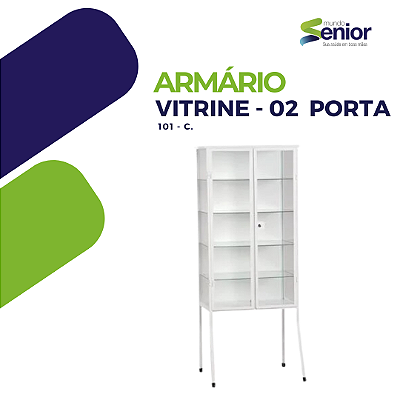 Armário Vitrine 02 portas - 101-C