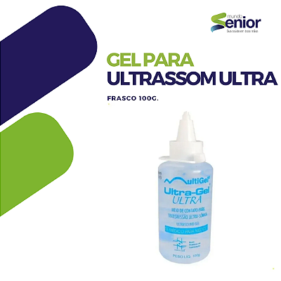 GEL PARA ULTRASSOM ULTRA GEL ULTRA FRASCO 100G - MULTIGEL