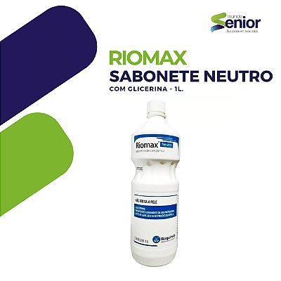 SABONETE NEUTRO COM GLICERINA - 1L - RIOMAX