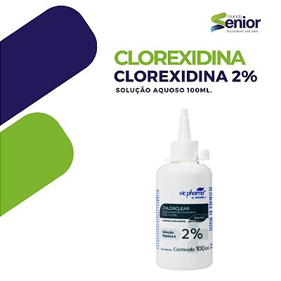 Clorexidina Aquosa 2% 100mlL Unidade - Vic Pharma