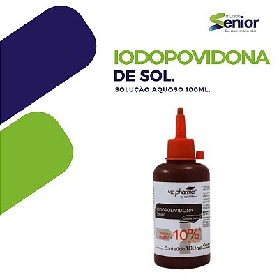 Iodopolividona Sol Aquaso 100ml -  Almotolia  - Vic pharma