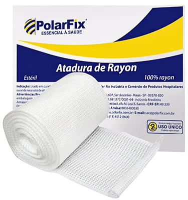 ATADURA DE RYON 7,5CMX5M ESTÉRIL POLAR FIX
