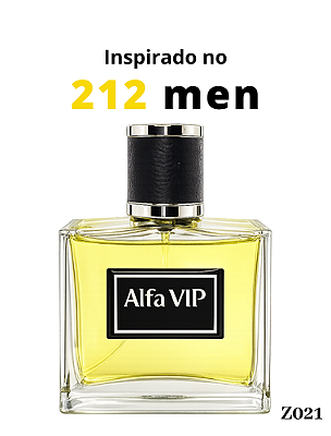 Perfume Contratipo Alfa Vip - Inspiração no 212 Men