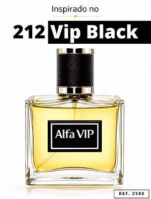 Perfume Alfa Vip - Inspiração no 212 Vip Black