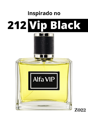 Perfume Contratipo Alfa Vip - Inspiração no 212 Vip Black