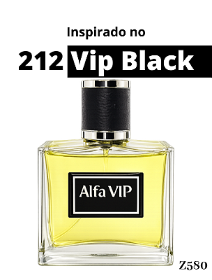 Perfume Alfa Vip - Inspiração no 212 Vip Black