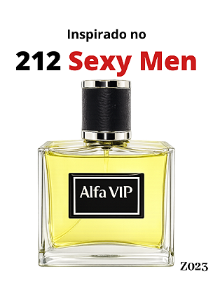 Perfume Contratipo Alfa Vip - Inspiração no 212 Sexy Men