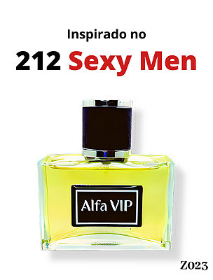 Perfume Contratipo Alfa Vip - Inspiração no 212 Sexy Men