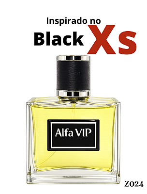 Perfume Contratipo Alfa Vip - Inspiração no Black XS Masculino