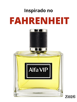 Perfume Contratipo Alfa Vip - Inspiração no Fahrenheit Dior