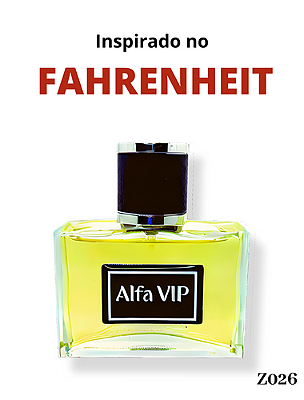 Perfume Contratipo Alfa Vip - Inspiração no Fahrenheit Dior