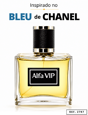 Perfume Alfa Vip - Inspiração no Bleu de Chanel