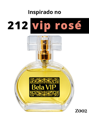 Perfume Contratipo Bela Vip - Inspiração no 212 Vip Rosé