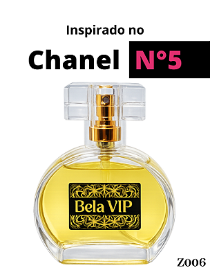 Perfume Contratipo Bela Vip - Inspiração no Chanel N°5