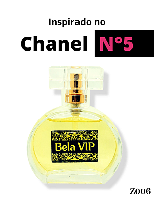 Perfume Contratipo Bela Vip - Inspiração no Chanel N°5