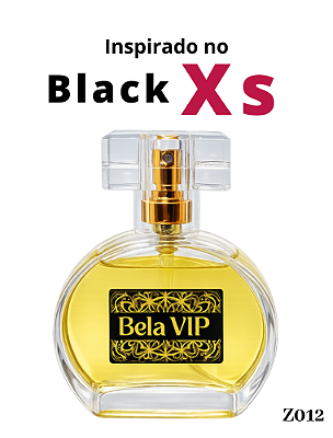 Perfume Contratipo Bela Vip - Inspiração no Black XS Feminino