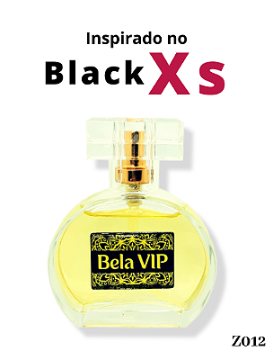 Perfume Contratipo Bela Vip - Inspiração no Black XS Feminino