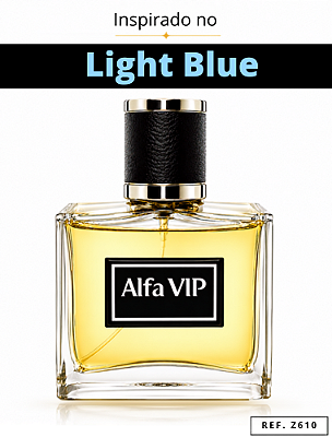 Perfume Alfa Vip - Inspiração no Light Blue