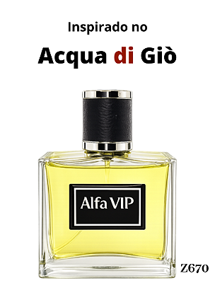 Perfume Alfa Vip - Inspiração no Acqua di Giò