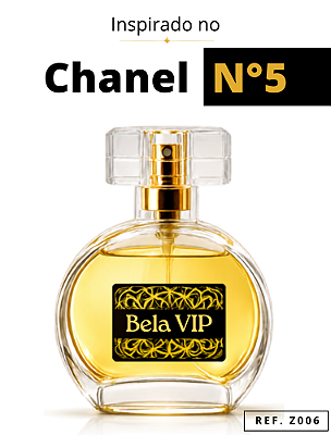 Perfume Bela Vip - Inspiração no Chanel N°5
