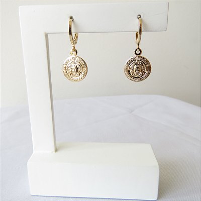Argola + Medalha Medusa