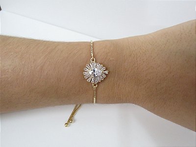 Gota Zircônia Baguete