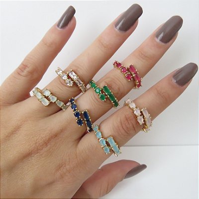 Pedras Quadradas e Oval