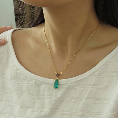 Gota Verde + Pedra Lilás