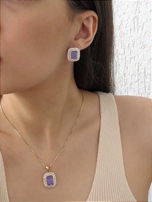 Pedra fusion cravejada