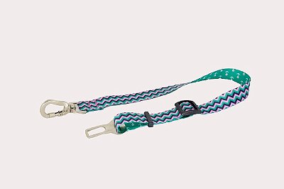 Cinto de Segurança para Cães - Engate Universal Azul Tiffany