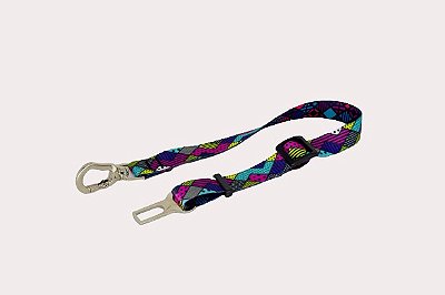 Cinto de Segurança para Cães - Engate Universal Colorfull Roxo