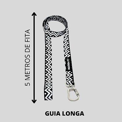 Guia Longa Africa Twee para Cães Madiba Pet - 5 Metros