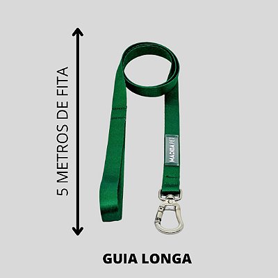 Guia Longa Green para Cães Madiba Pet - 5 Metros