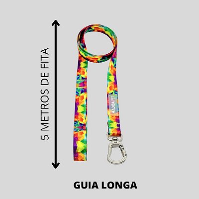 Guia Longa Colorful Twee para Cães Madiba Pet - 5 Metros