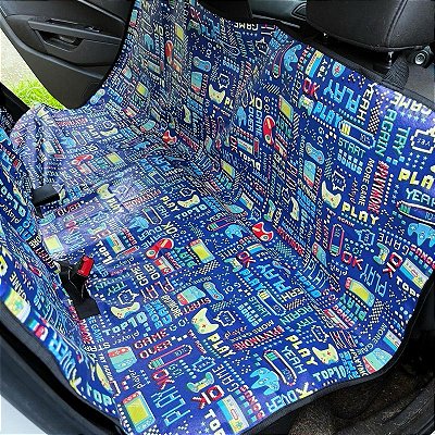 Capa Pet Automotiva para Banco Traseiro - Game Fechada - Madiba Pet