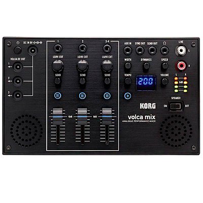 Mixer Analógico Korg Volca Mix 4 Canais