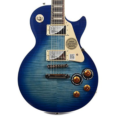 Guitarra Epiphone Les Paul Standard Plus Top Pro Trans Blues