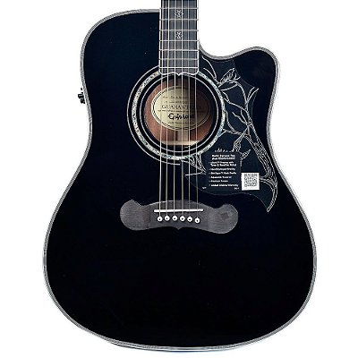 Violão Elétrico Epiphone Dave Navarro Signature Folk Black