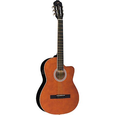 Violão Elétrico Vogga VCE300 Clássico Aço Satin Honey