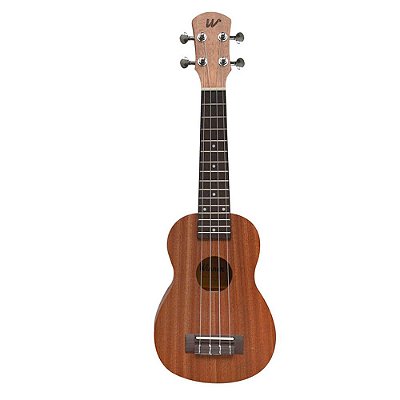 Ukulele Acústico Winner Soprano 21 Sapele com Cordas Aquila