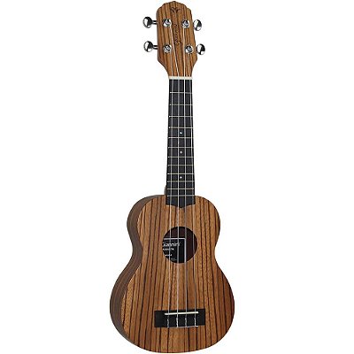 Ukulele Acústico Giannini GUK-21 Zebrawood Soprano com Bag