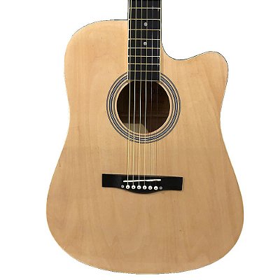 Violão Elétrico Harmony ABC-041 Aço Cutaway Natural