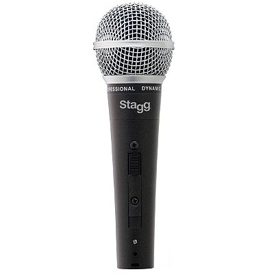 Microfone Stagg SDM50 Dinâmico Profissional com Cabo