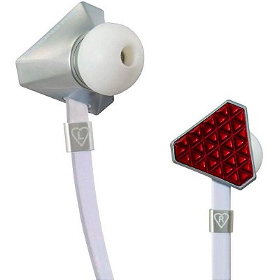 Fone de Ouvido Monster Cable Heartbeats by Lady Gaga Rose Red